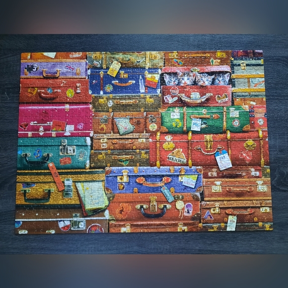 Eurographics Puzzle "Travel Suitcases" 1000 Pieces - Picture 3 of 6